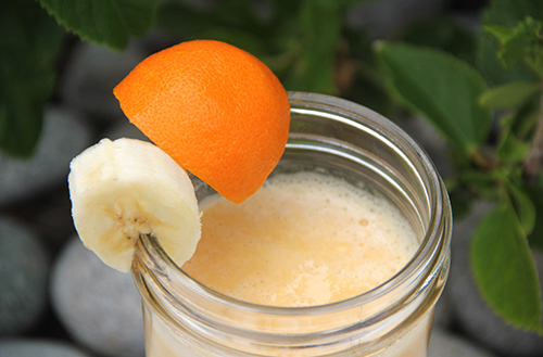 Stresslindrande apelsinsmoothie